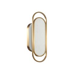 7066/12WL L-VISION ODL25 353 Настенный светильник бронзовый/металл/искусств.мрамор IP20 LED 12W 3000K 220V MILANO