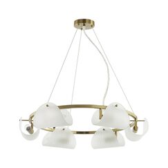 6571/6 NEOCLASSI LN25 52 медный/белый/металл/стекло Люстра E14 6*60W 220V FIORO