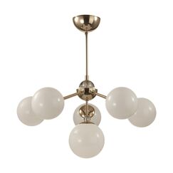 6536/6C MODERNI LN23 112 золотой Люстра потолочная E27 6*40W 220V MARSHA