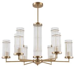 6527/9 CLASSI LN23 32 латунь Люстра E14 9*40W 220V ELLOW