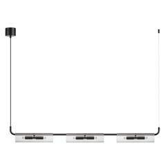 6561/6 SUSPENTIONI LN25 241  черный/прозрачный/металл/стекло Подвес G9 6*20W 220V TORONTO