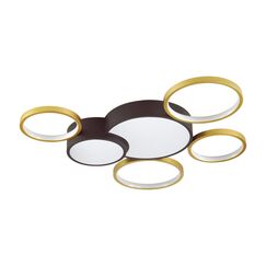 5255/99CL LEDIO LN23 000 черный, матовое золото Люстра потолочная диммир. с ДУ LED 100W 6600Лм 220V NORBERT