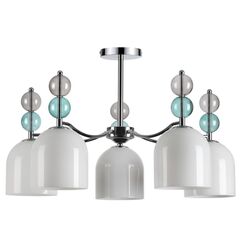 5235/5C MODERNI LN23 101 хром Люстра потолочная E27 5*40W 220V GILLIAN