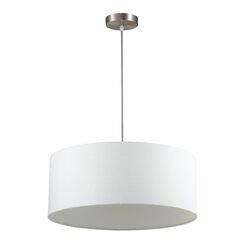 3745/3 MODERNI LN19 126 никель/белый, металл/текстиль Подвес E27 3*60W 220V NIKKI