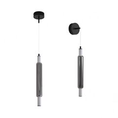6556/15WCL LEDIO LN26 черный/дымчатый, металл/акрил/стекло Бра/подвес LED 15W 4000К 220V TRENDY