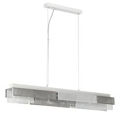 8006/5A MODERNI LN25 164 белый/никель, белый металл/металл Подвесной светильник Е14 5*40W 220V DANA