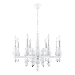 8260/8 MODERNI LN26 белый/хром, металл Люстра E14 8*40W 220V NANA