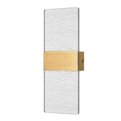 8192/6WL LEDIO LN25 золото/прозрачный, металл/акрил Настенный светильник LED 6W 3000-6000К 220V LUIS