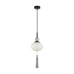 8273/1A NEOCLASSI черный/серый/белый, металл/керамика/стекло Подвес Е14 1*40W 220V GLORIYA