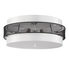 8002/6C MODERNI LN25 159 белый, черный металл/металл, текстиль Потолочный светильник Е27 6*60W 220V ANIMAISA