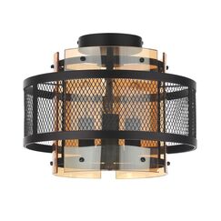 8007/3C MODERNI LN25 251 черный/черный, золотой металл/металл, стекло Потолочный светильник Е14 3*40W 220V ZARINA