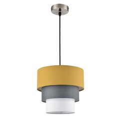 8038/1 MODERNI LN25 133 никель/желтый/серый/белый, металл/текстиль Подвесной светильник Е27 60W 220V ILAIDA