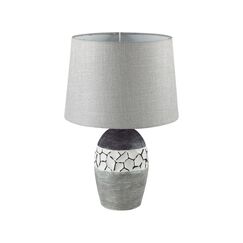 8118/1T COMFI LN25 000 серый, керамика/текстиль Настольная лампа E27 1*60W 220V AVALONA