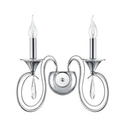 8032/2W CLASSI LN26 металл/хрусталь, хром/прозрачный Бра E14 2*40W 220V LAOKA