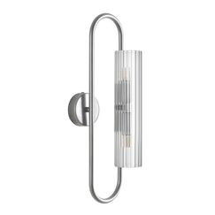 8258/2W SUSPENTIONI LN26 серебро/прозрачный, металл/стекло Бра G9 2*20W 220V TORONTO