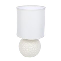 8228/1T MODERNI LN25 000 белый, керамика/текстиль Настольная лампа E14 1*40W 220V MAKOVIA