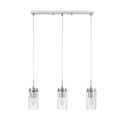 8102/3A COMFI LN25 326 хром/прозрачный металл/металл Подвес Е14 3*40W 220V ISHA