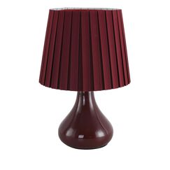 8185/1T COUNTY LN25 000 бордовый, керамика/текстиль Настольная лампа E14 1*40W 220V NAINA