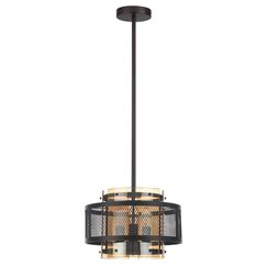 8007/3 MODERNI LN25 251 черный/черный, золотой металл/металл, стекло Подвесной светильник Е14 3*40W 220V ZARINA