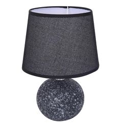 8214/1T CLASSI LN25 000 черный, керамика/текстиль Настольная лампа Е27 1*60W 220V TAREKA