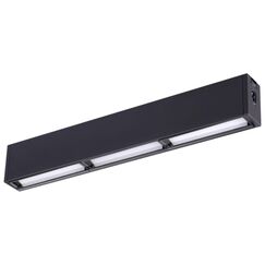 358106 OVER NT19 143 черный Светильник Волвошер IP20 LED 4000K 15W 24V RATIO