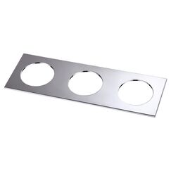 358251 SPOT NT19 287 хром Рамка декоративная к артикулам 357585-357587, 357589, 357909-357910, 37063 METIS