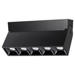 358322 OVER NT19 380 черный Светильник накладной IP33 LED 4000К 25W 110-265V EOS