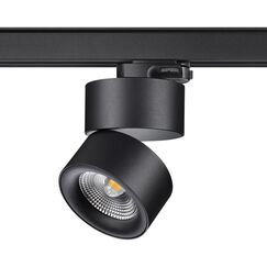 358787 PORT NT21 271 черный Трехфазный трековый светодиодный светильник IP20 LED 25W 4000K 2200Лм 100-265V GRODA