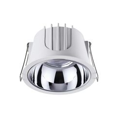 358693 SPOT NT21 462 белый/хром Светильник встраиваемый светодиодный IP20 LED 4000К 20W 100-265V KNOF