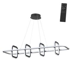 359185 OVER NT23 312 черный Светильник подвесной диммируемый, в комплекте пульт ДУ IP20 LED 4000К 175W 220V ONDO