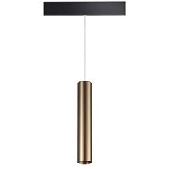 358990 SHINO NT22 161 бронза светлая/черный Трековый светильник для низковольного шинопровода, провод 0,8м IP20 LED 4000K 20W 48V FLUM