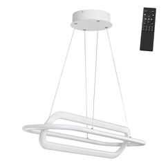 359172 OVER NT23 316 белый Светильник подвесной диммируемый, в комплекте пульт ДУ IP20 LED 4000К 116W 220V ONDO