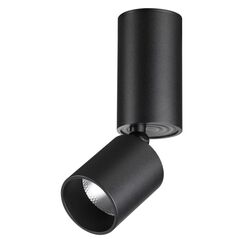 359317 OVER NT24 370 черный Светильник накладной светодиодный IP20 LED 10W 85-265V 3000K 1100Лм TUBO