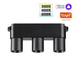 359477 SHINO NT24 108 черный Трековый смарт-светильник для низковольтного шинопровода с двумя режимами работы IP20 LED 6W 24V 3000-6000K EASY