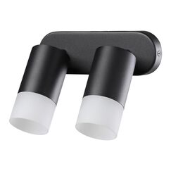 370737 OVER NT21 421 черный Светильник накладной IP20 GU10 9W 235V FLAX