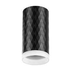 370845 OVER NT22 407 черный Светильник накладной IP20 GU10 9W 220V BRILL