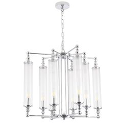 Люстра Crystal Lux TOMAS SP8 D650 CHROME