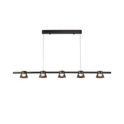 4247-5P, подвесная люстра, L1180xW100xH1200/1800, 5xLEDx6W, 600LM, 4000K, included