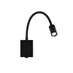 1957-1W, настенный светильник, D120xW60xH200, 1xLEDx3W, 240LM, 3000K, included, switch