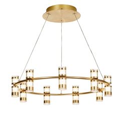 4323-9P, подвесная люстра, D600xH170/1800, 9xLEDx3W, 2160LM, 4000K, included