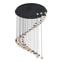 4371-28P, подвесная люстра, L2550xW1550xH3000, LEDx440W, 30800LM, 4000K, included