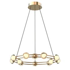 4382-12P, подвесная люстра, D550xH1880, 12xLEDx3.3W, 2800LM, 4000K, CRI>90, included