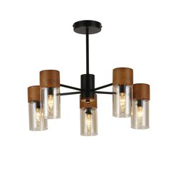 2633-5P, потолочная люстра, D580xH450, 5xE14x60W, excluded