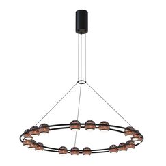 4561-18P, подвесная люстра, D650xH1500/1675, 18xLEDx4W, 4320LM, 4000K, included