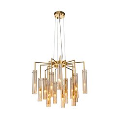 4500-15P, подвесная люстра, D555xH435/1635, 15xG9x25W, excluded