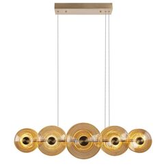 4571-10P, подвесная люстра, L1120xW220xH1500/1690, LEDx55W, 3800LM, 4000K, included