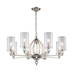 2704-8P, подвесная люстра, D790xH450/1450, 8xE14x40W, excluded