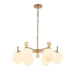 2928-6P, подвесная люстра, D670xH280/1450, 6xE14x40W, excluded