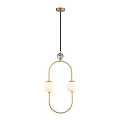 3009-2P, подвес, L370xW120xH705/1200, 2xG9x28W, excluded