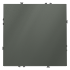 Проходной переключатель встраиваемый VOLTUM S70 одноклавишный 10А, (титан)